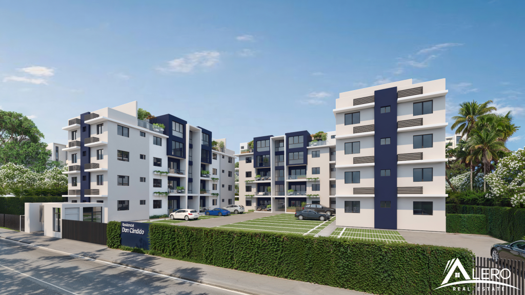Apartamentos en venta de 2 y 3 habitaciones, Residencial Don Candido